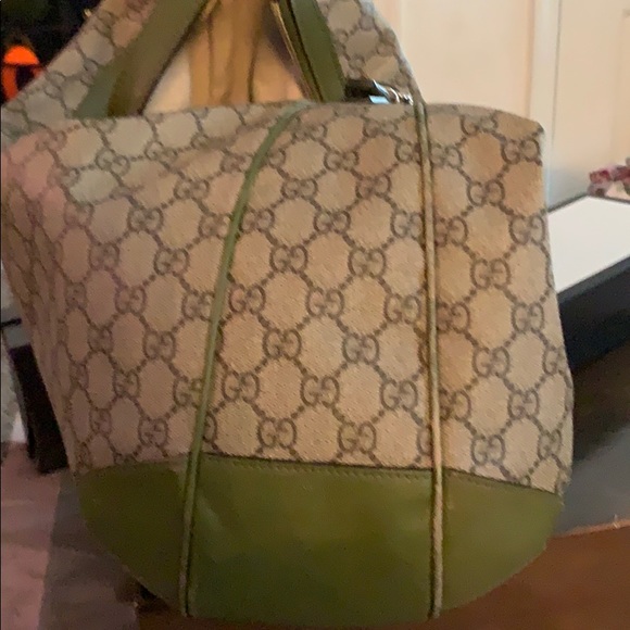 Authentic GUCCI Leather Large Hobo Bag - Picture 6 of 7